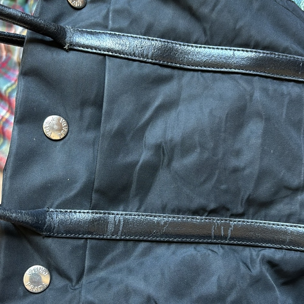 PRADA Hand Bag Nylon Black Auth - Picture 14 of 16
